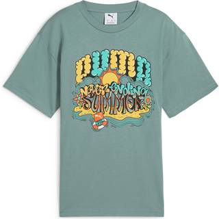 Men&#39;s Puma Graphics Tee III Youth, Green, Size 15-16Y, Shop - Green Moon - 15-16Y