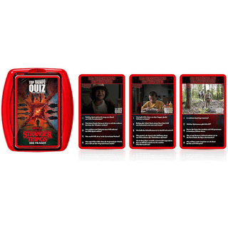 Stranger Things Card Game Top Trumps Quiz *German Version*