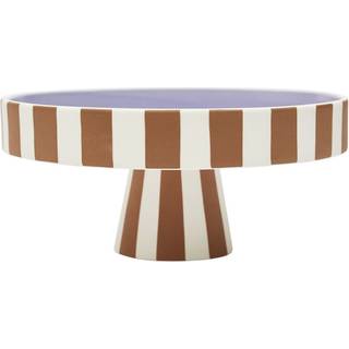 OYOY Toppu serveringsfad 20 cm, karamel/lavendel