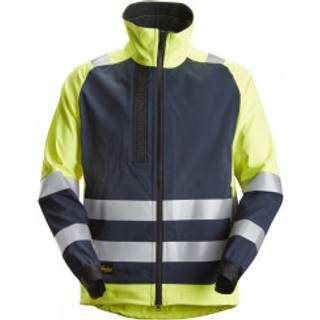 Snickers 1539 high-vis jakke, klasse2 gul/navy XL