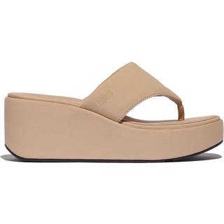 FitFlop Cream Platfforms Kilehæle Toe Post SandalerEU 36 (UK 3)