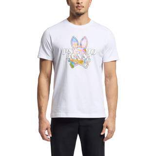 Psycho Bunny Milos Graphic T-Shirt in White I Psycho Bunny I Norton Barrie - L