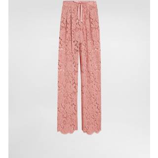 Dolce&Gabbana Lace wide-leg pants - pink - S