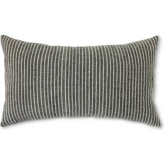 HKliving Striped monochrome pude 40x70 cm Grey