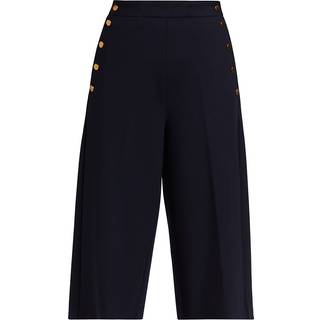Max Mara Valdez wool-blend culottes - blue - L-XL