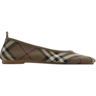 Burberry Burberry Check jacquard ballet flats - beige - EU 36