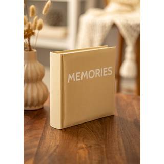 Memories Linen Album Beige - 200 billeder i 10x15 cm
