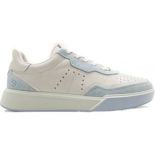 ECCO Street Court W - Sneakers i læder til damer - Hvid - Size: 41 (UK 7.5)
