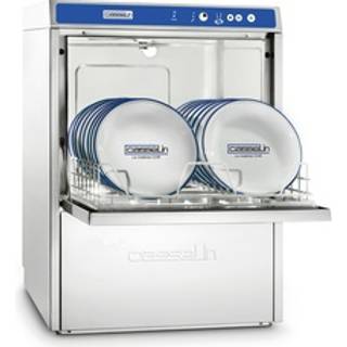 Opvaskemaskine dobbeltvægget låge med afløbspumpe og blødgøringsanlæg