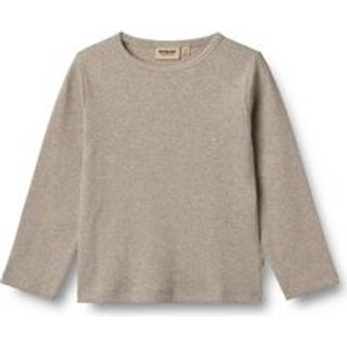 Wheat Langærmet Rib T-Shirt Milo - 72