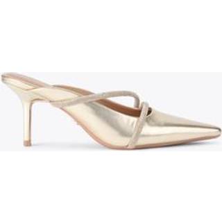 Carvela Gold Paparazzi Mule Court Shoeseu41