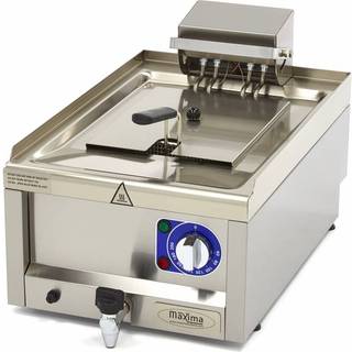 Friture - 10L - 1 kurv - med aftapningshane - 400V