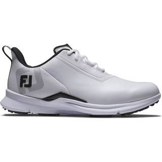 FootJoy Fuel (2025) Vandtætte Herre Golfsko Uden Spikes - White/White/Grey - Str. 40 Bred
