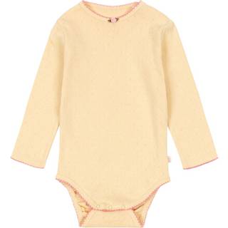 Konges Sløjd GOTS Minnie Baby Body Golden Fleece 6 months Gul 6 måneder kvinde