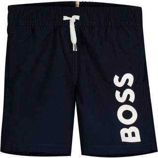 BOSS BOSS Blue Vertical Logo Swim Shorts