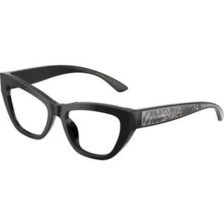 Dolce & Gabbana Kvinde DG3412 501 Optiske stel Acetat Sort Transparent Cat Eye Normal