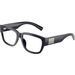 Dolce & Gabbana Mand DG3423 3094 Optiske stel Acetat Blå Transparent Firkantet Normal