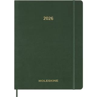 Moleskine 2026 13-Month Essential XXL Weekly Vertical Planner: Myrtle Green