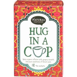 Natural temptation "Hug in a cup" Urtete, Økologisk - 18 teposer