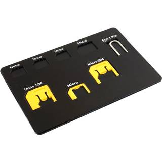 Dacota Platinum Sim-Adaptersæt, sort