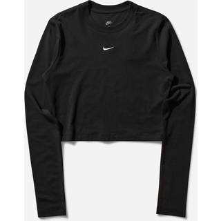 Nike Chill Knit Long Sleeve Top, Black - XS