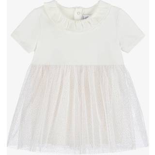 Petit Bateau Tylkjole Marshmallow Copper 12 months  Hvid  12 måneder  kvinde