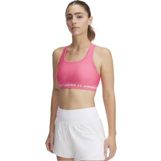 Armour® Mid Crossback Women's Sports Bra Super Pink / White XS