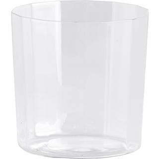 Vinkelglas 4 stk (bred), klar