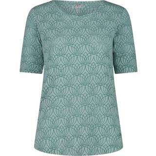 CMP Women's Burnout Jersey T-Shirt Funktionsshirt Damer størrelse 38 farve turkis