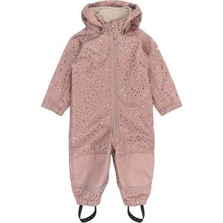 Mikk-Line Kid's Softshell Suit Recycled Uni AOP Kedeldragt Børn størrelse 98 farve pink