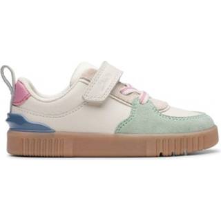 Clarks Clarks White Standard Fit (F) Oslo Vibe Toddler Shoes