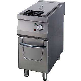 Premium friture - 1 x 22L - Enkelt enhed - 90 cm dyb - med aftapningshane - elektrisk - 18 kW