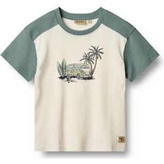 WHEAT Kid's T-Shirt S/S Hector T-shirt Børn størrelse 110 farve beige