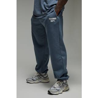 Mens Blue Training Dept Oversized Brushed Jogger