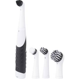 Rengøringsbørste elektrisk med 4 børstehoveder