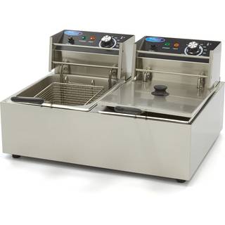 Friture - 2 x 6L - 2 kurve - op til 2,4 kg pommes frites