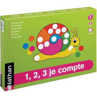 Nathan Læringsspil - Træn farver og tal op til 3 - Fra 3 år.