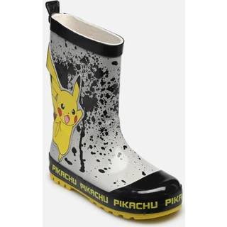 Pokemon Gummistøvler, Light Grey/Black, 25