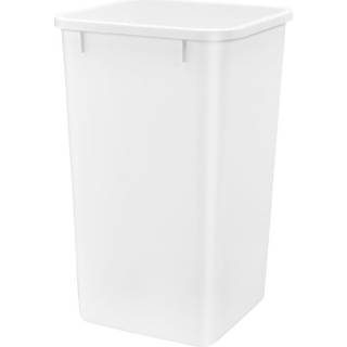 Rev-a-hylde store 27 liter udskiftning hjem k?kken multipurpose plast papirkurv eller genbrug affaldsbeholder kurv bin hvid RV-1024-52