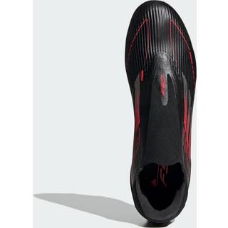 F50 League Laceless Firm/Multi-Ground støvler - Core Black / Iron Metallic / Lucid Red - 46