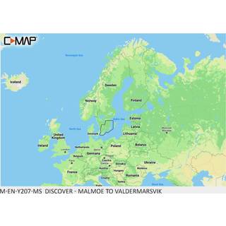 Elektronisk søkort C-MAP Discover - Malmö - Valdermarsvik
