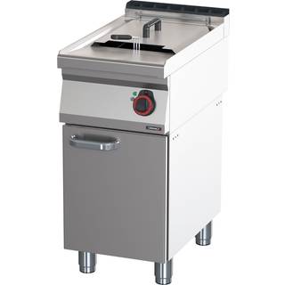 Elektrisk frituregryde 17 liter med åbent skab 40