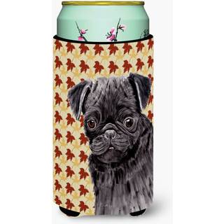 Caroline's Treasures SC9206TBC Pug Black Fall Blade Portrait Tall Boy Hugger Kan k?ligere ?rme Hugger Machine vaskbar drink ?lder Hugger Sammenfo