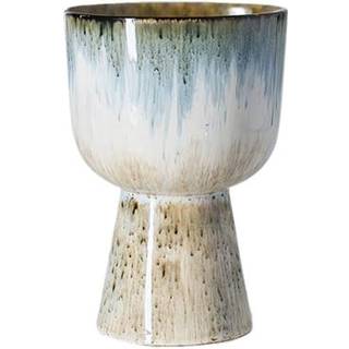 HKliving Retro blomsterkrukke Ø16,5 cm Glacier