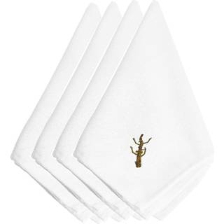 """"Carolines Treasures EMBT3509NPKE Halloween Haunted Tree broderede servietter (s?t med 4) 20"""""""" Multicolor""""