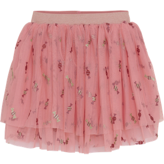 Minymo Pige Nederdel m. glimmer - Strawberry Ice - 110