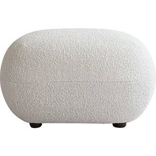 101 Copenhagen Seating - 'Toe' ottoman, bouclé in Off White Bouclé