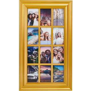 Melannco 12 ?bning af v?gmonteringsramme Billede Collage Guld 17.05x28.9x0,98 tommer