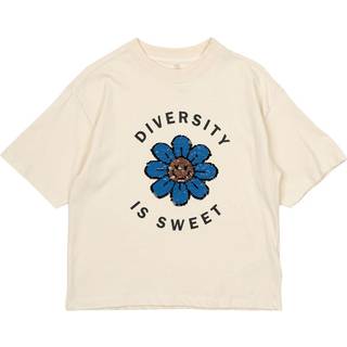 The New Ninette T-shirt Bright White Pailletter