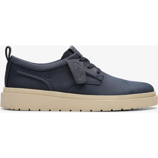 Clarkstil mænd. 26180862 Polden Lace marineblå træningssko i læder (46), Fast, Blonder, Casual